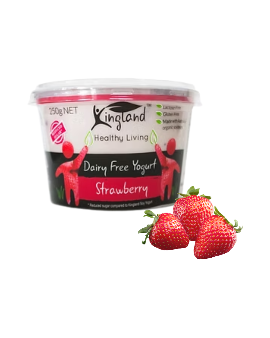 Kingland Dairy Free Yogurt with Fruits, Strawberry