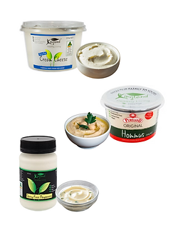 Cream Cheese Hummus & Mayo