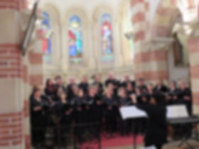photo concert du choeur Au Joly Bois