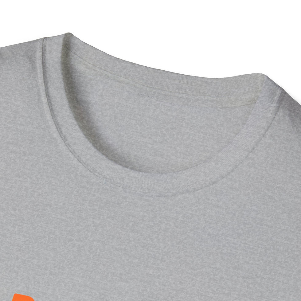 Thumbnail: Orange   "In this life" Blue Script Smiley T-Shirt