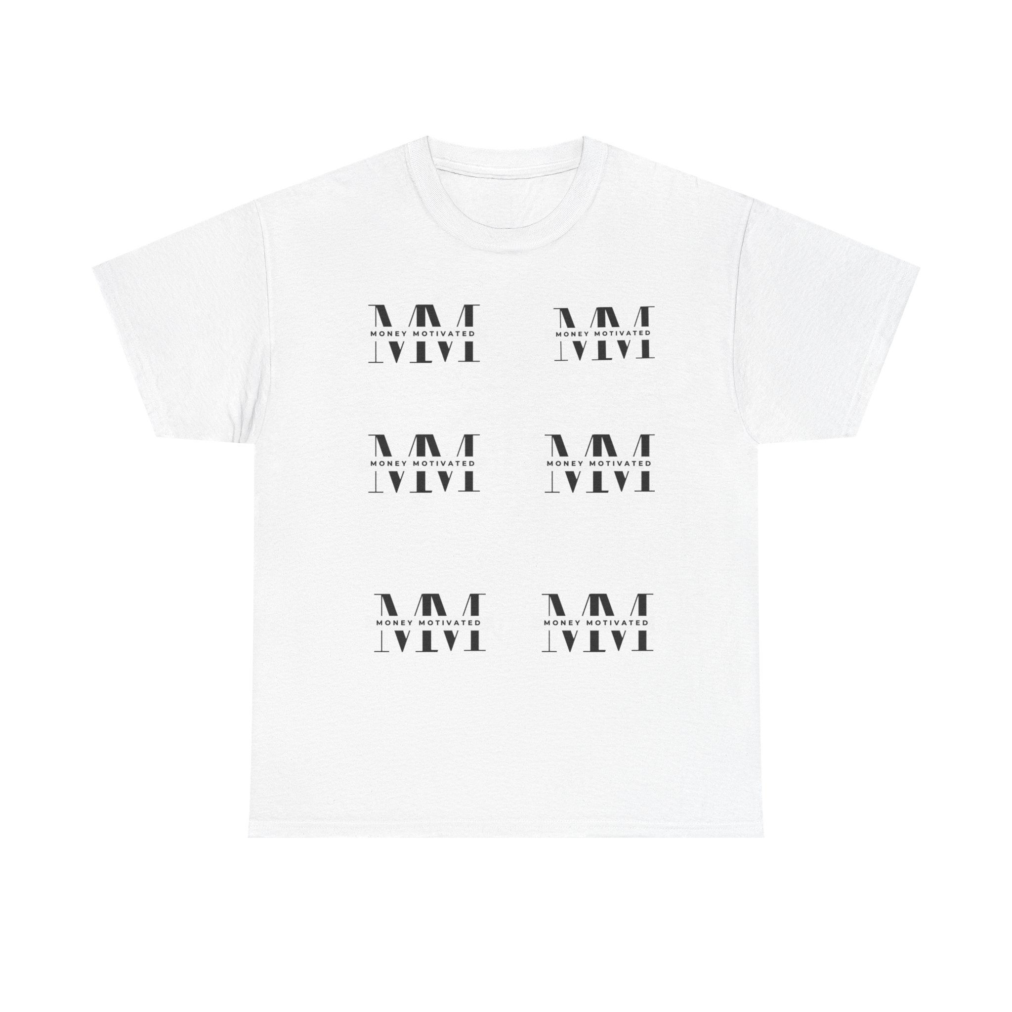 motivated— Minimalist Roman Numeral MM Pattern Tee