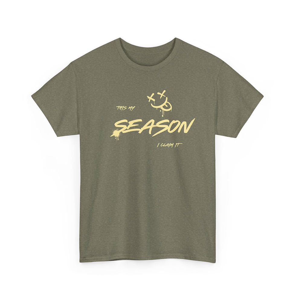 Thumbnail: Season Script Tee — Vintage Anchor Graphic "Season" Shirt