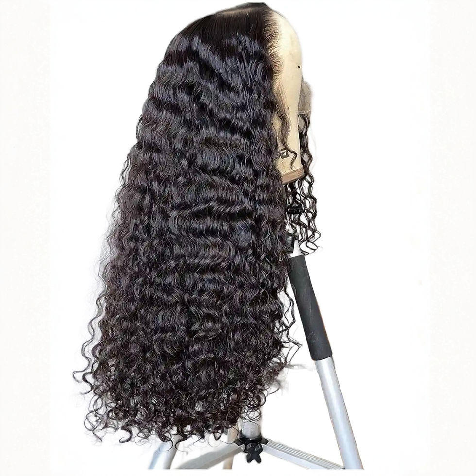 Thumbnail: Custom or Standard Curly 13×4 Lace Frontal Wig