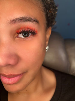Color lash extension add on