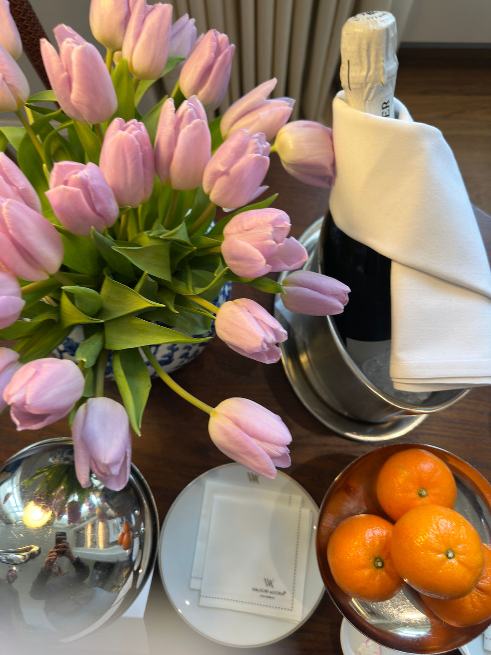 Room refreshments at Waldorf Astoria Amsterdam