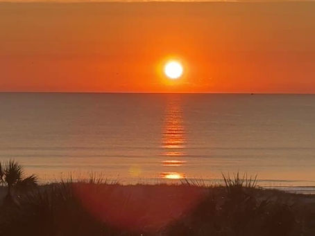 sunrise at Amelia Island