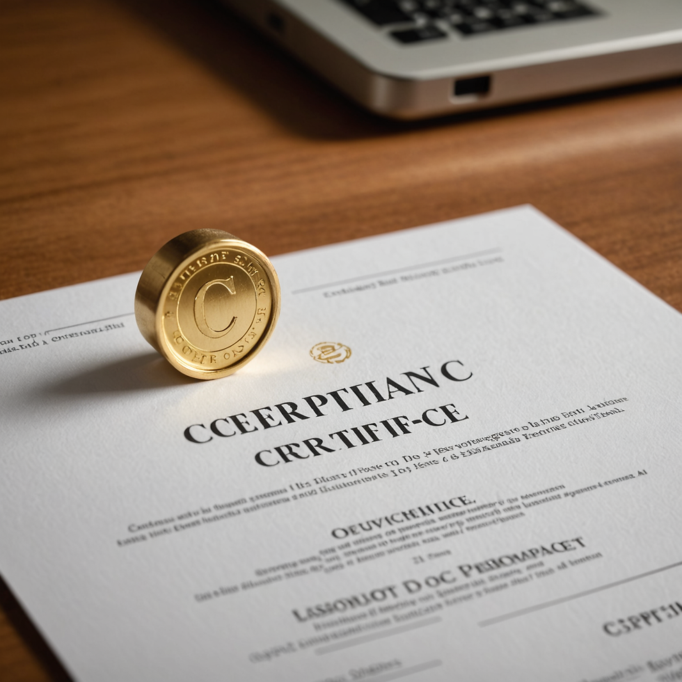 CE certification for manufacturers