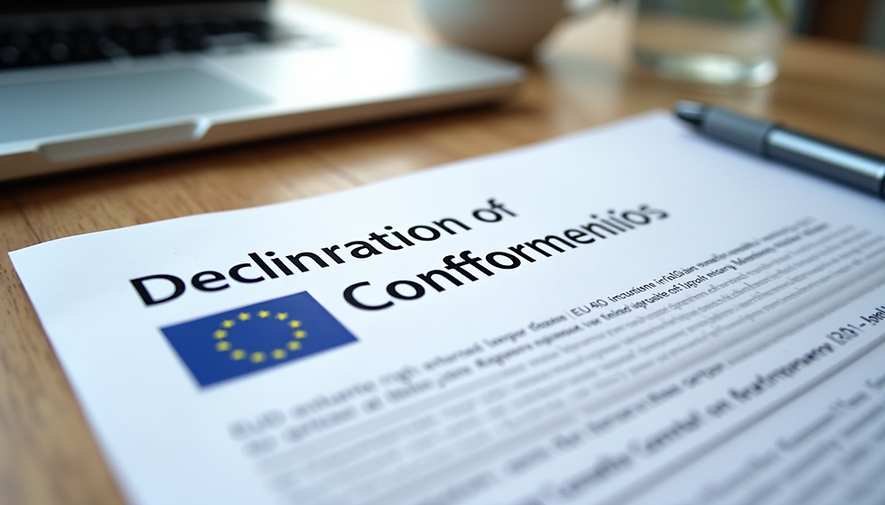 Step by Step Guide to Writing an EU Declaration of Conformity