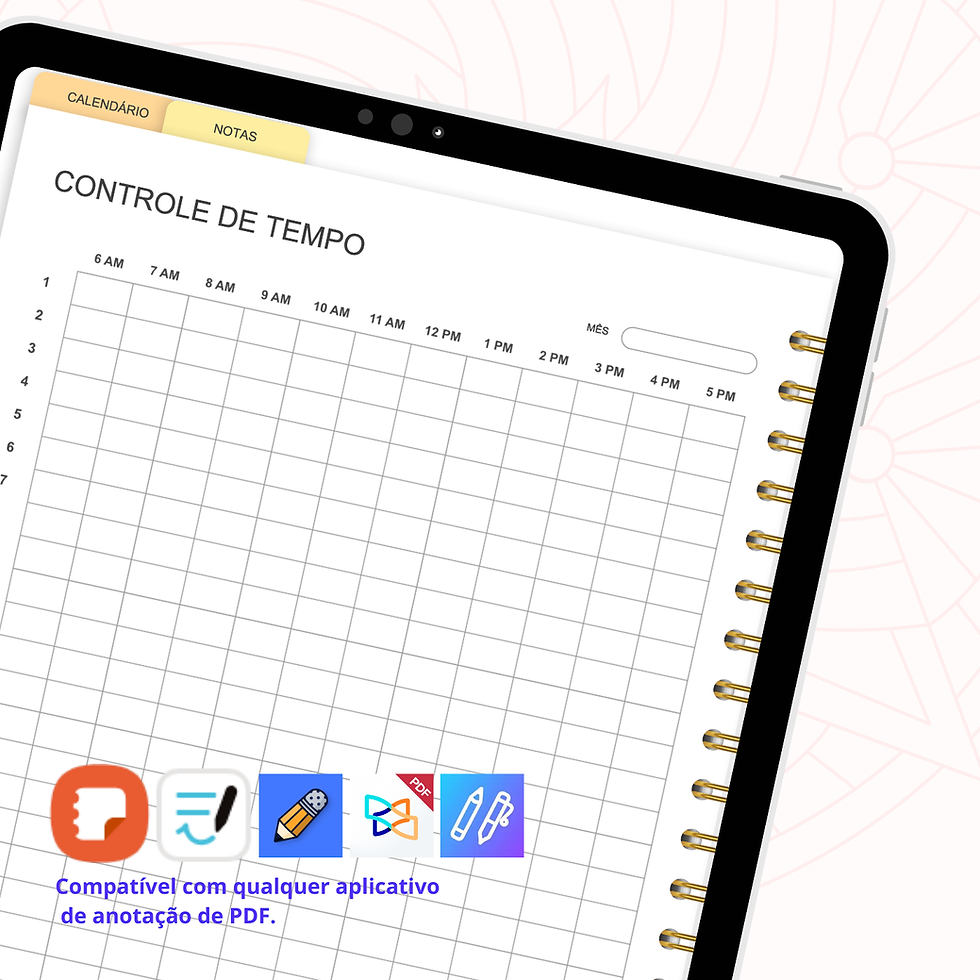Miniatura: Planner Digital Para Tablet e Desktop - Tudo Em Um 146pgs - Não Datado Completo