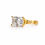 Thumbnail: "Juicy" Radiant Lab Diamond 14k Yellow Gold Ring