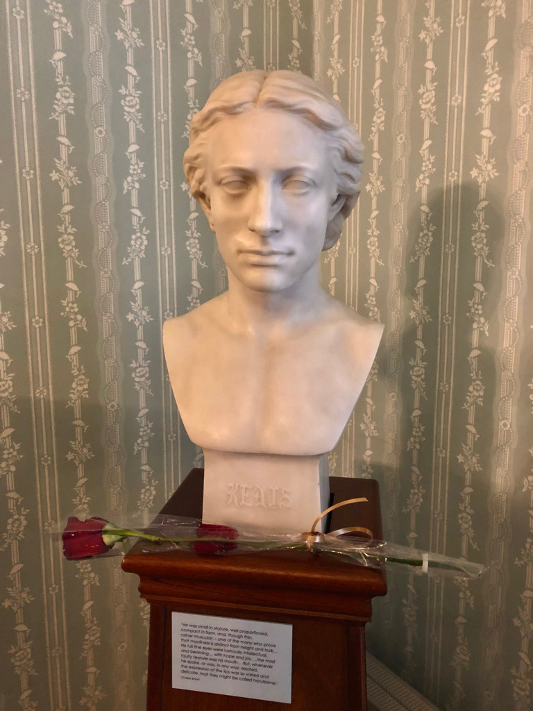 [Bust of John Keats at the Keats’ House Museum, Hampstead, London