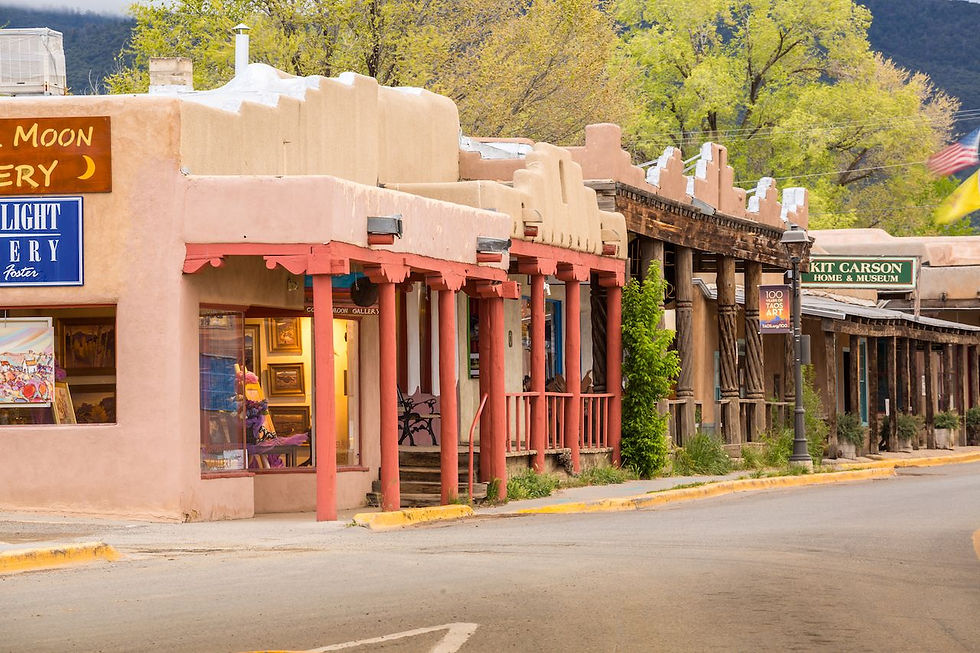 Downtown Taos has some great shopping