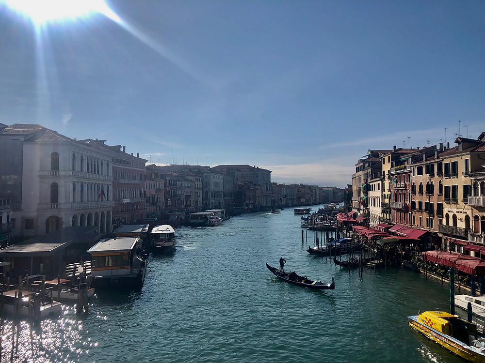The crystaline waters of Venice, Italy