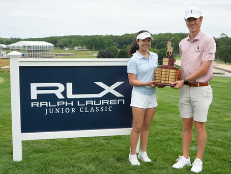 Congrats to Yujie Liu victory at RLX Junior Classic