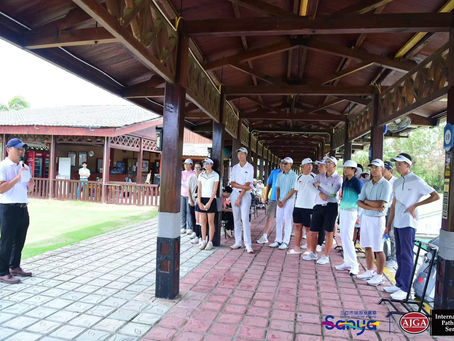 Amazing first day at our AJGA International Pathway Series at Yalong Bay Golf Club