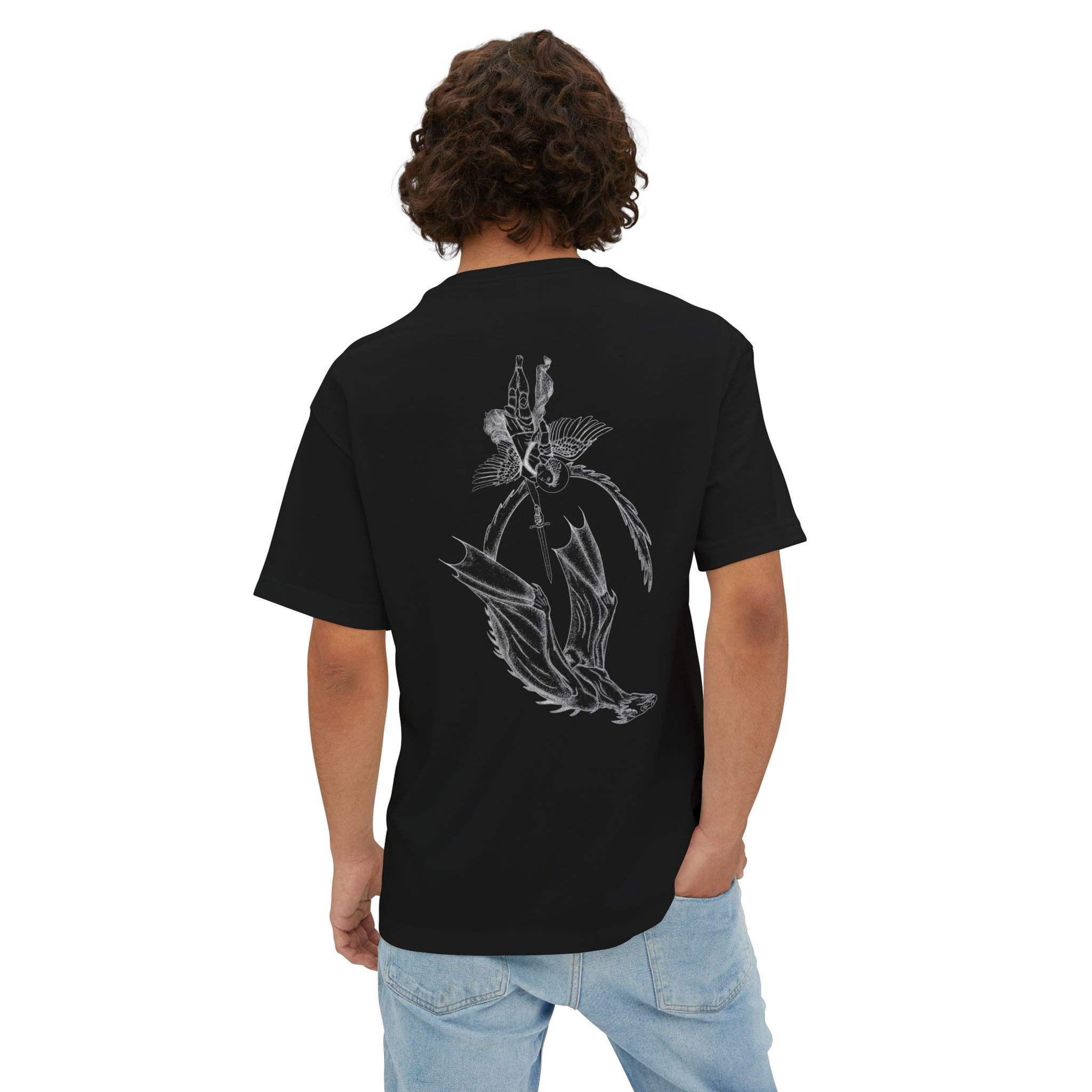 Archangel Micheal Oversized Tee — Boxy T‑Shirt
