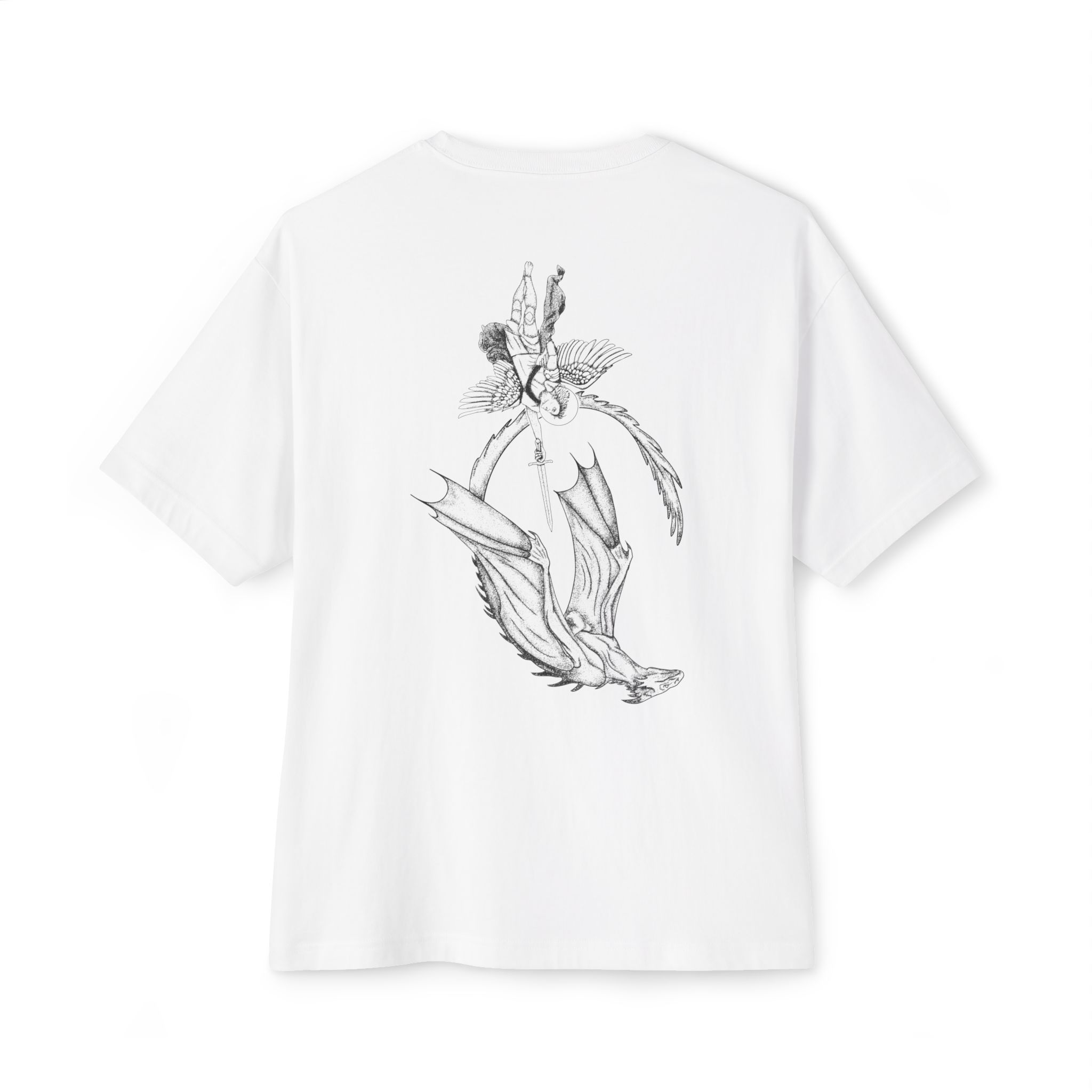 Archangel Micheal Oversized Tee — Boxy T‑Shirt