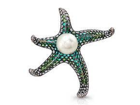Paraiba Starfish Pin