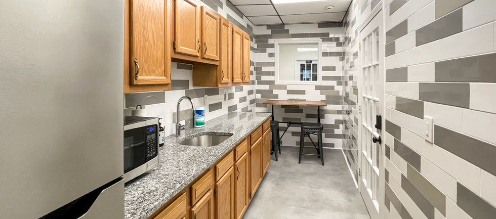 Common kitchen in office building