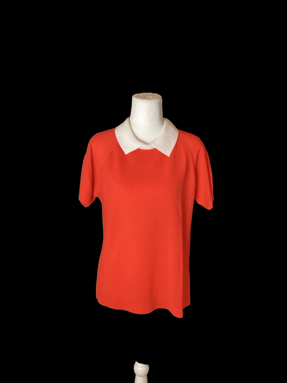 Vintage Red Knit Top