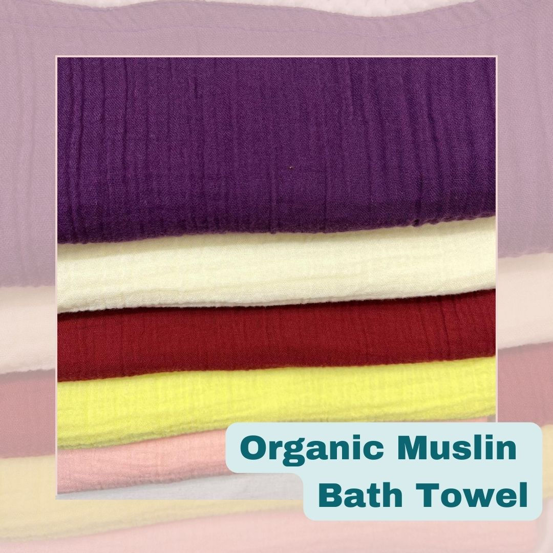 Organic Muslin Bath Towel