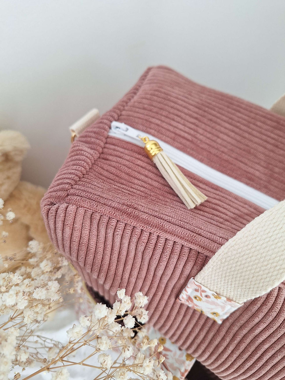 Miniature : Sac à langer en velours