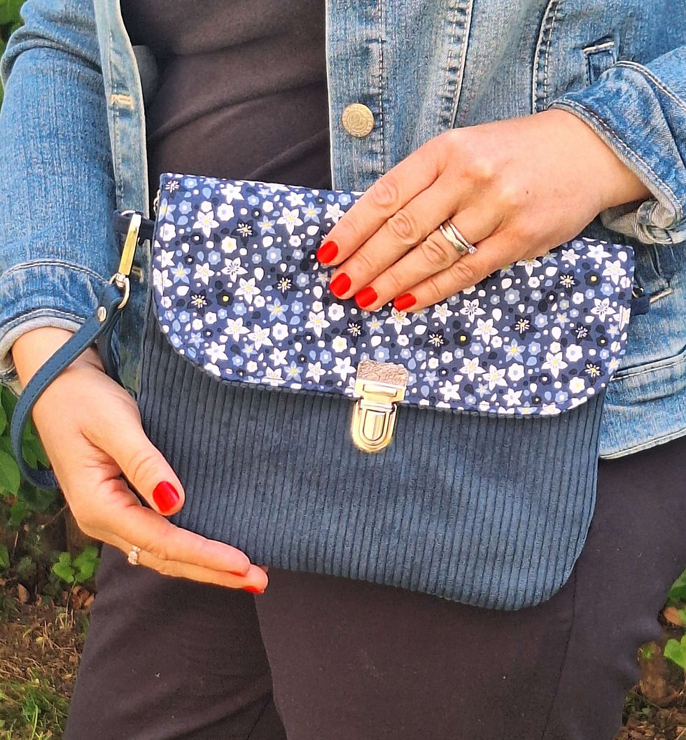 Miniature : Sac bandoulière velours