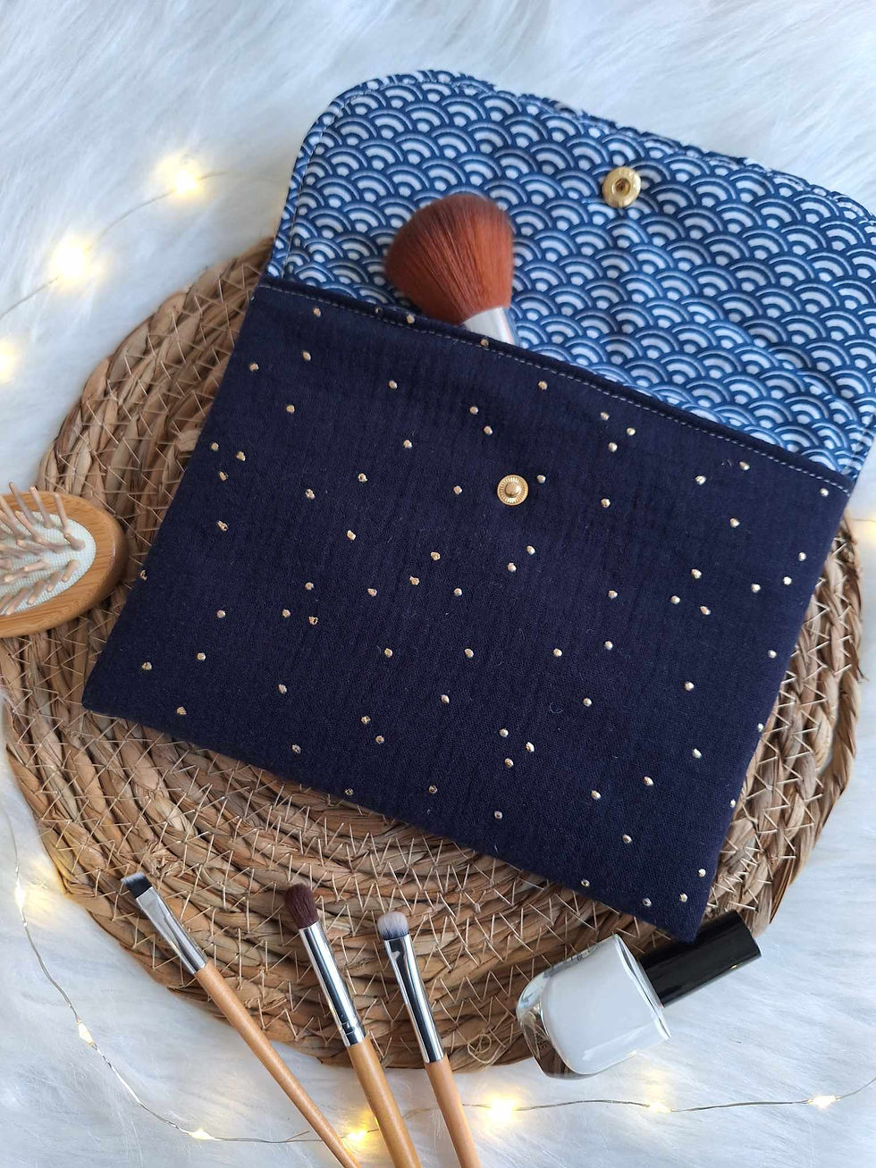 Miniature : Grande pochette double gaze