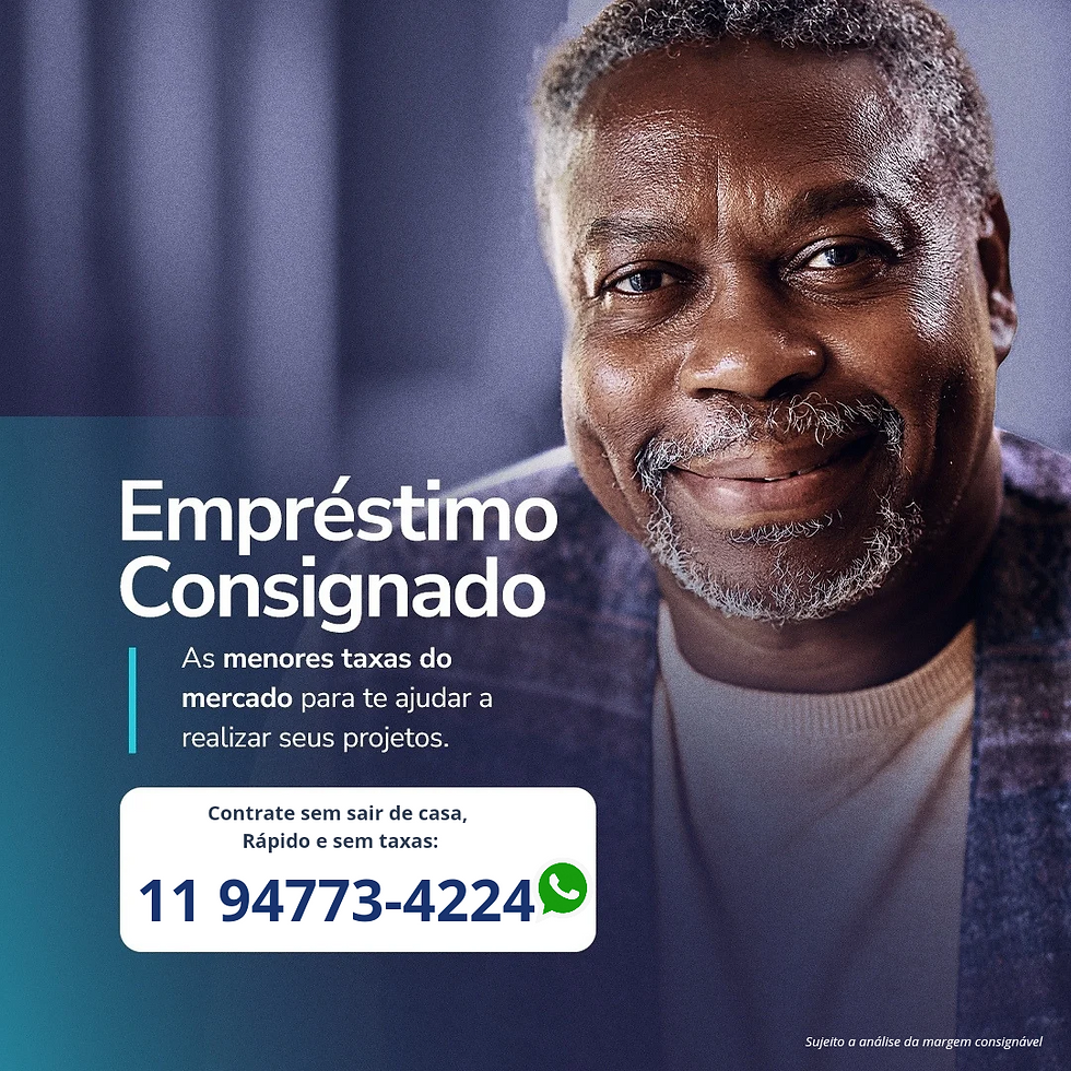 Empréstimo consignado as melhores taxas!