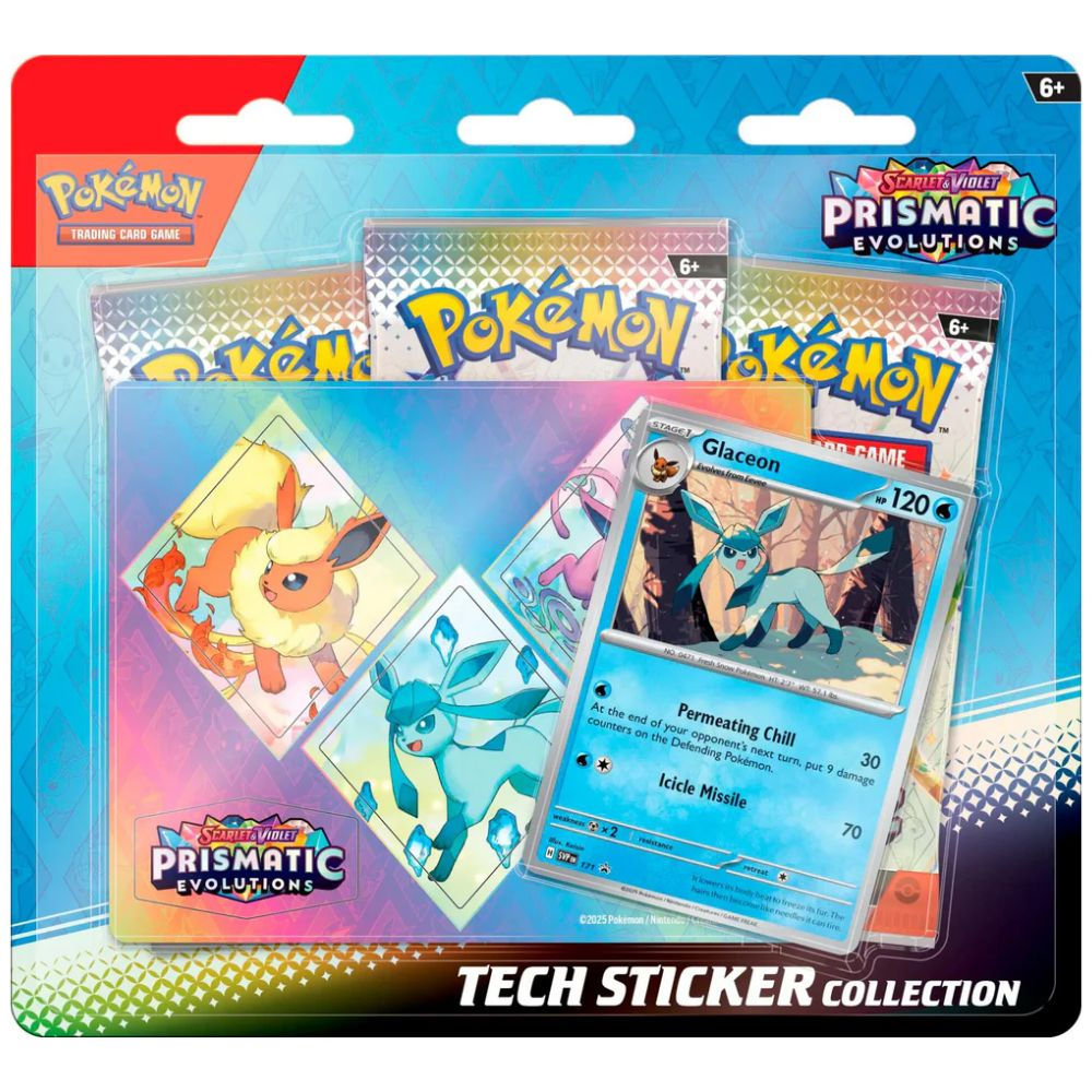 Pokemon TCG Prismatic Evolutions Tech Sticker Collection