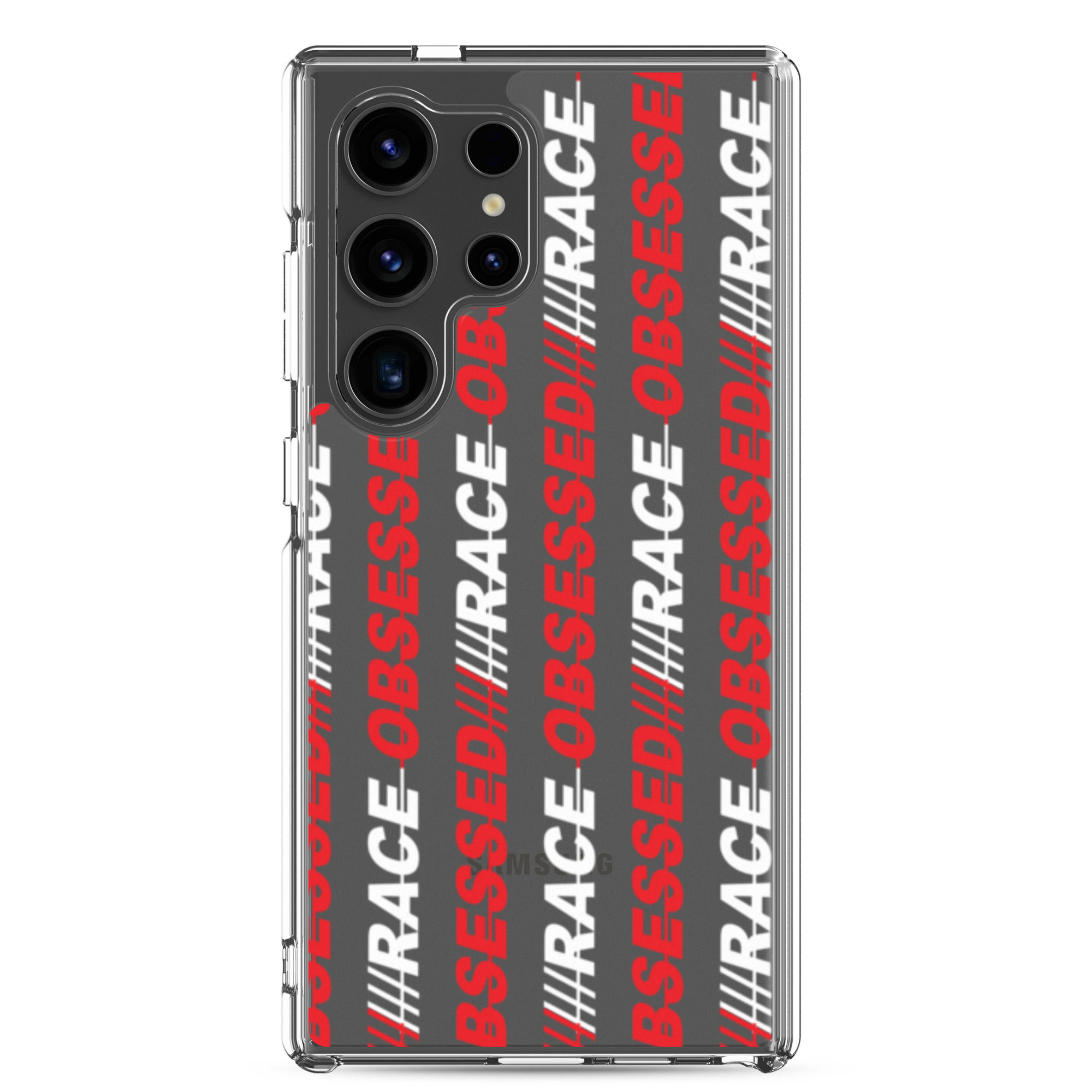 RACE OBSESSED Clear Case for Samsung®
