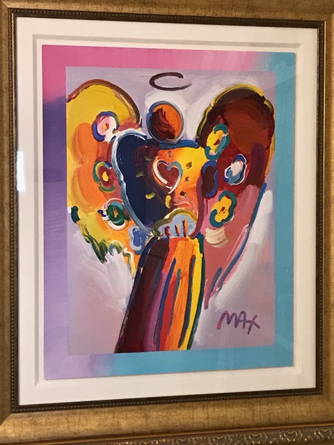 Peter Max Angel painting at Wings Hypnosis