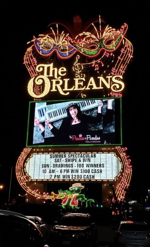 Traci performed at The Orleans Casino in Las Vegas