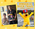 Mayor has a quacking time doing Dinsdale trail