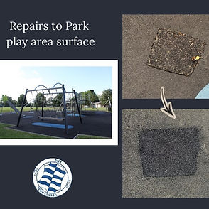 Diss Park Play Area surface repairs complete