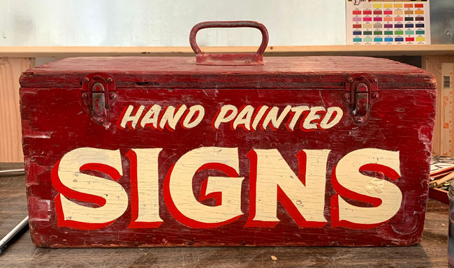 SIGN PAINTING JOE SUZUKI ART