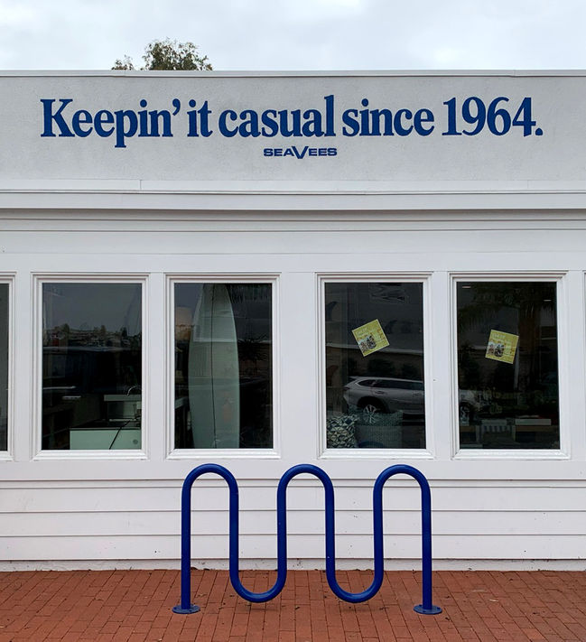 SeaVees Newport - Store Front SIGN PAINTING JOE SUZUKI ART