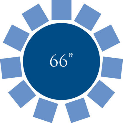 66 inch Round