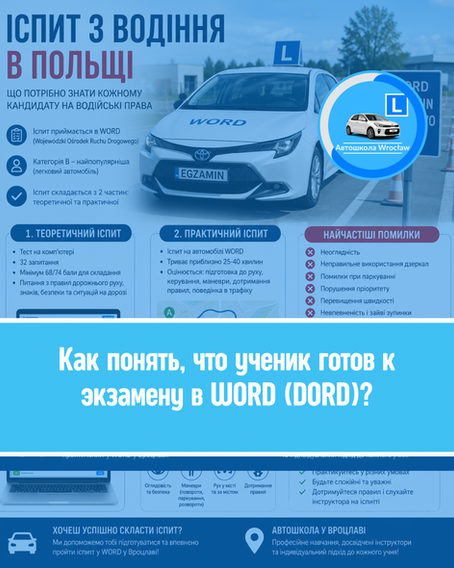 📚 Як зрозуміти, що учень готовий до іспиту у WORD (DORD)?