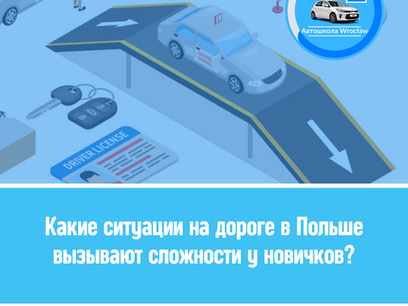 🚗 Какие ситуации на дороге вызывают сложности у новичков в Польше?