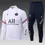 Thumbnail: PSG Paris Saint-Germain Half-Pull Training Suit White Set