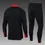 Thumbnail: PSG Paris Saint-Germain Half-Pull Training Suit Black Red Set
