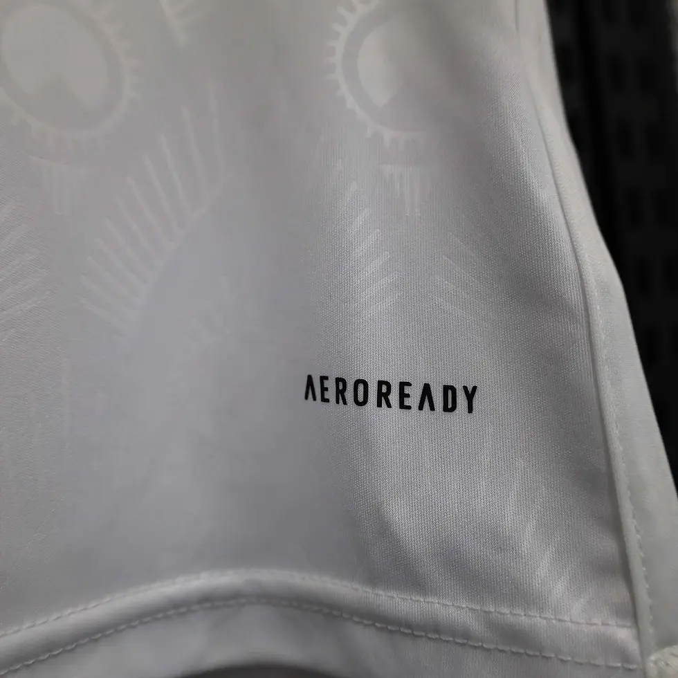 Thumbnail: Aeroready branding on white Argentina 2026 jersey fabric