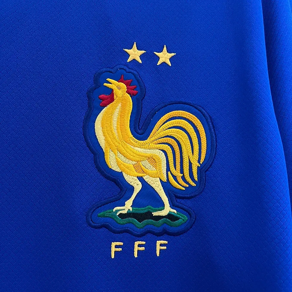 Thumbnail: France national football team crest with FFF and stars