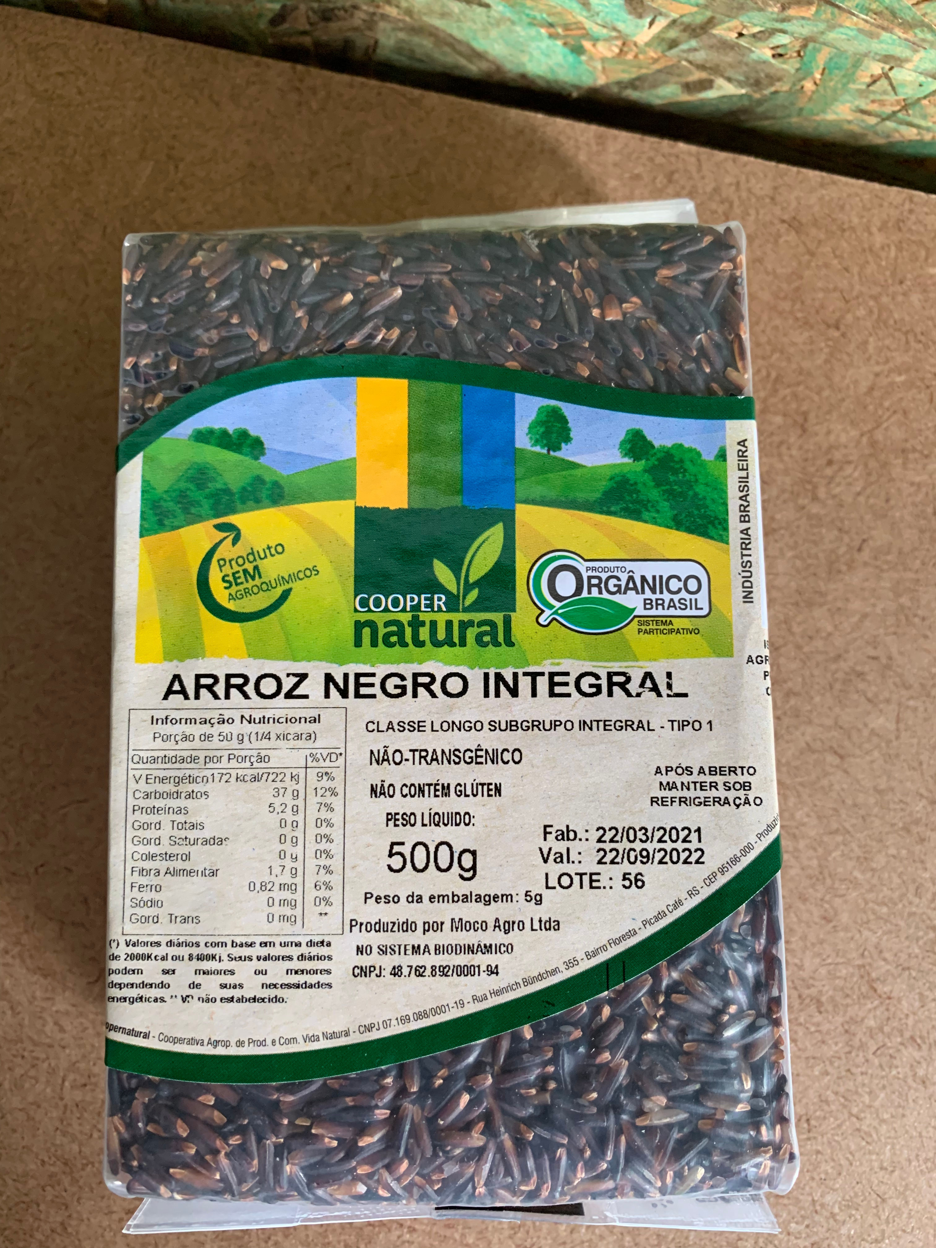Arroz Negro Integral