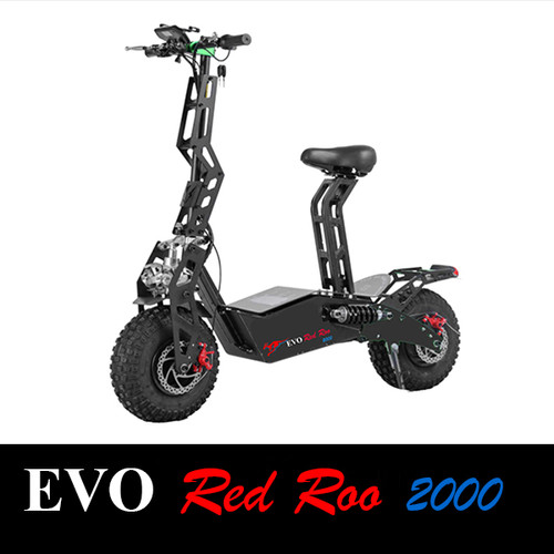 EVO Red Roo 2000 Electric Off Road Only Scooter Electricwehicle