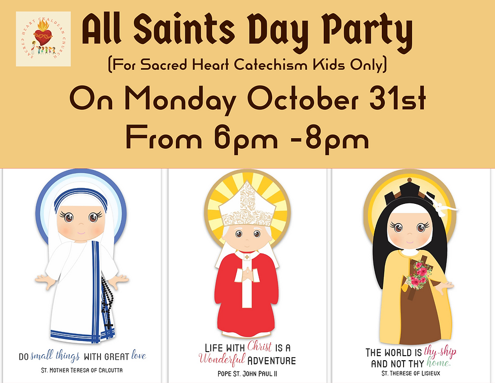 All Saints Day Party