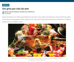 Um grito por trás da arte