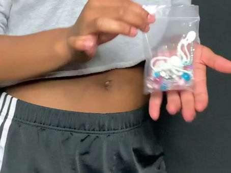How to tie your waist beads