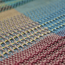 Twill Weaving Sampler Close Up